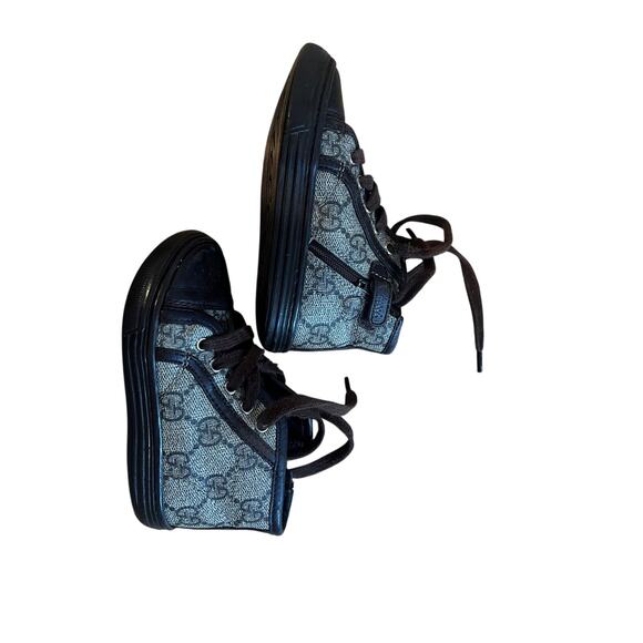 Gucci Kids Toddler High Top Sneaker Size 22 - Picture 3 of 5